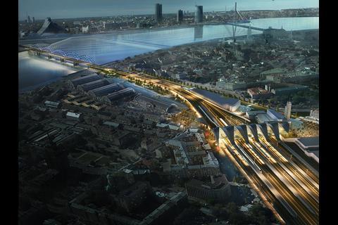 PLH said the station proposal was for a landmark structure with a strong visual identity within Riga's cityscape.